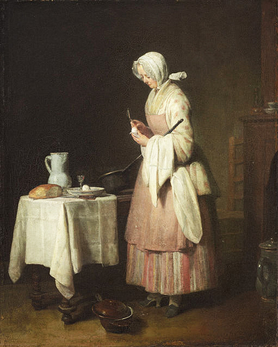 The Attentive Nurse Jean-Baptiste-Simeon Chardin